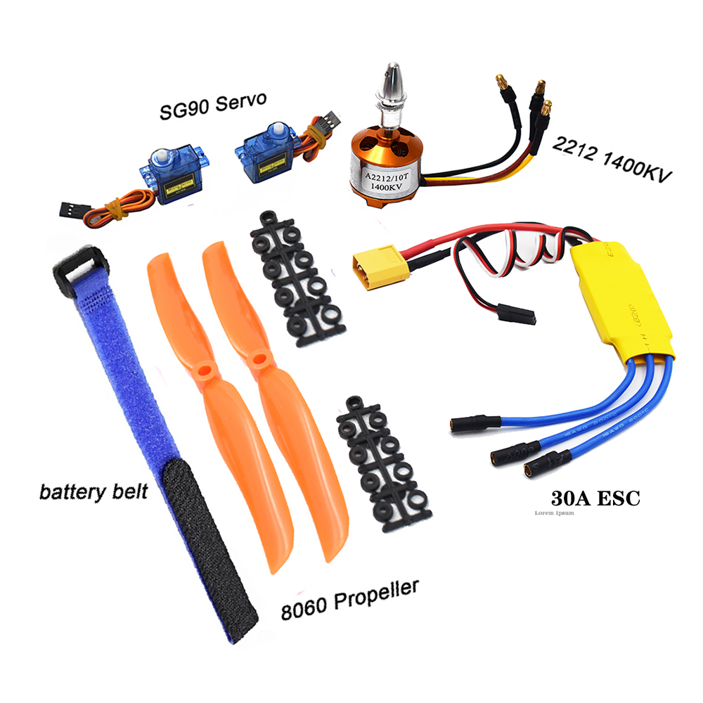 Servo Motor Sg90 - A2212 2212 1400KV Borstelloze Motor 30A