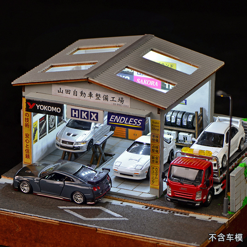 Led Assortment Kit - 1:64 Schaal DIY Autoreparatiewerkplaats Diorama Kit