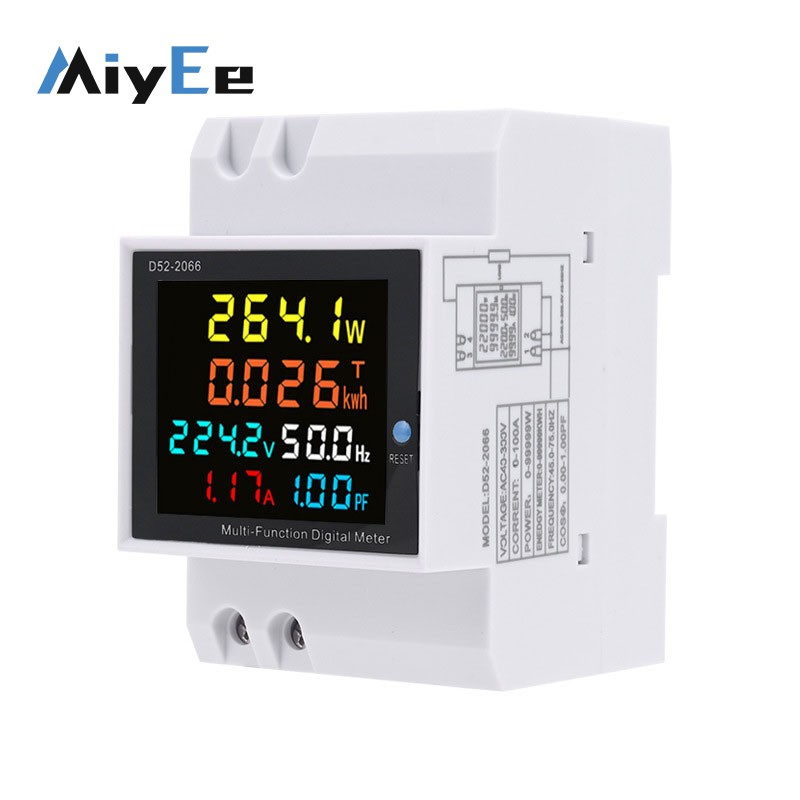 Diy Electronics Store - D52-2066 6-in-1 eenfasige digitale elektrische meter