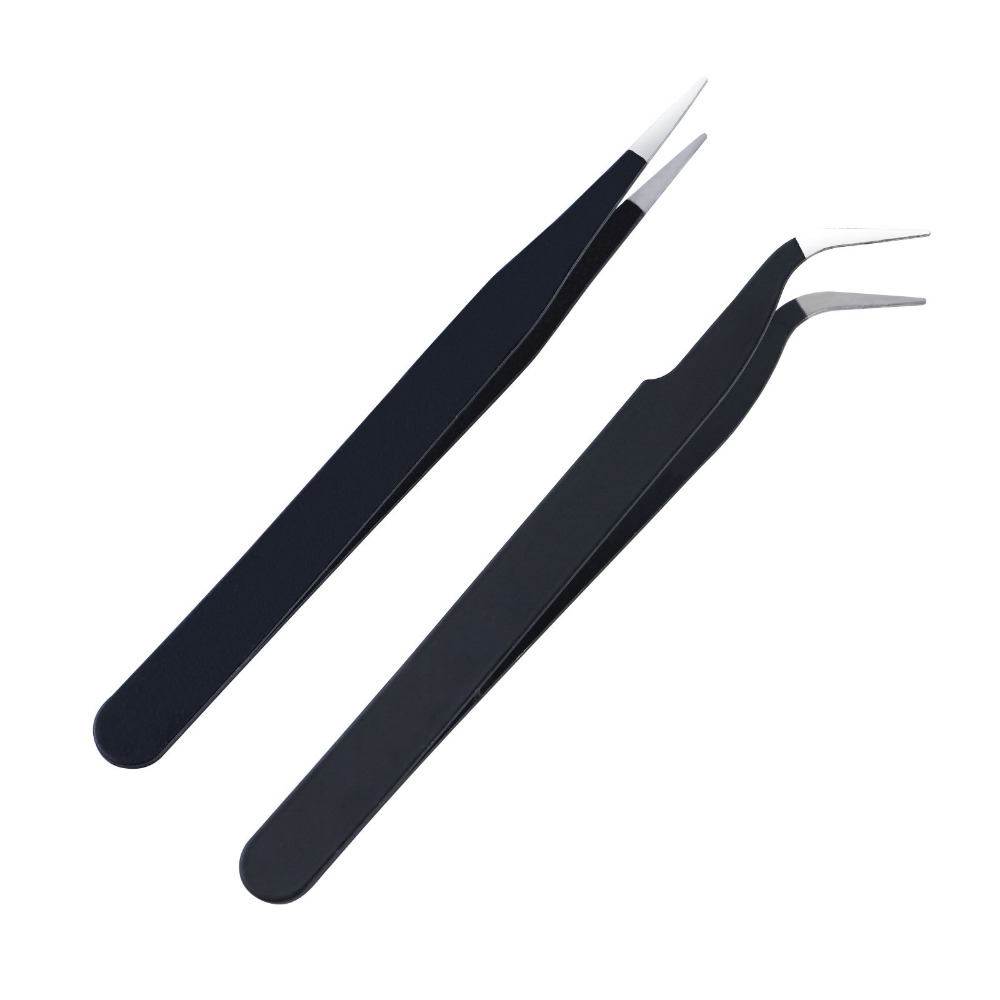 Diy Electronics Supplies - 2 Stuks Precisie Antistatische Pincet ESD