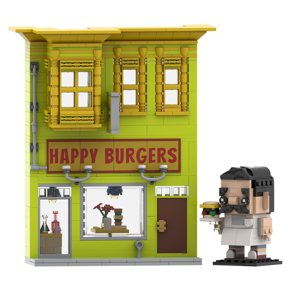 Diy Electronics Shop - Gobricks MOC Bobs Burgers Bouwstenen Model