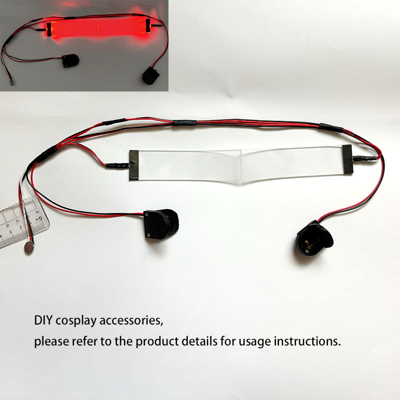 Led Assortment Kit - Rode flexibele buigbare DIY LED-ogen cosplay