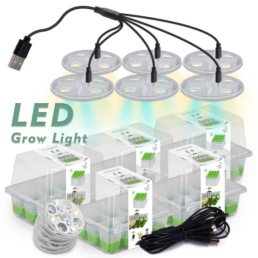 Led Assortment Kit - LED-groeilicht Zaailing Starter Tray Kit met