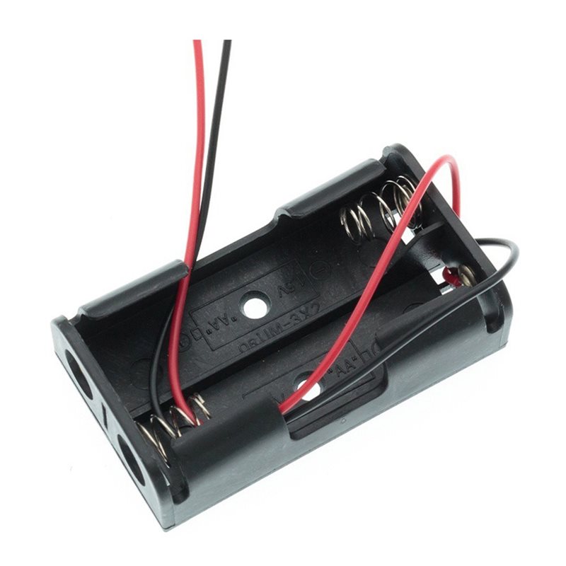 Diy Electronics Supplies - AAAEL-100 Stuks 2AA Batterijhouder Doos Met