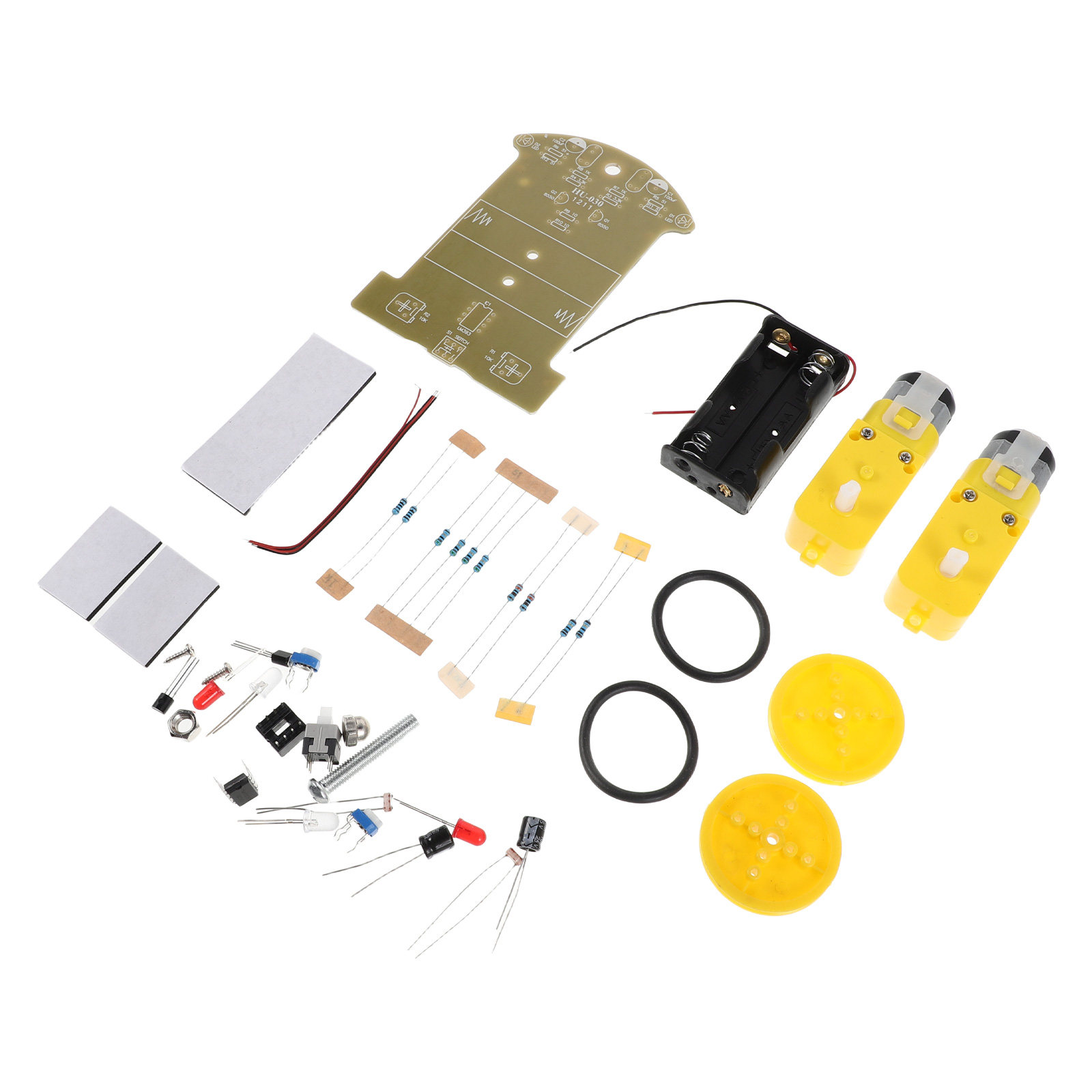 Diy Electronics Soldering Kit - 1Set Smart Car Kit DIY Intelligente