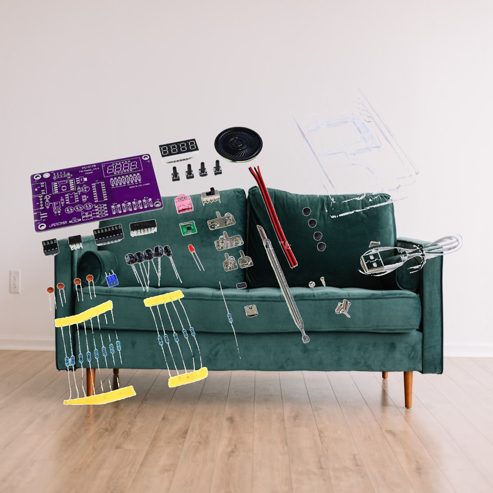 Diy Electronics Projects For Adults - FM-radiokit Elektronische soldeerkit voor hobbyisten DIY
