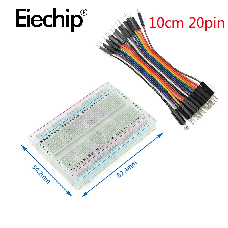 Diy Electronics Breadboard - 400 Punten Solderless Pcb Breadboard Mini