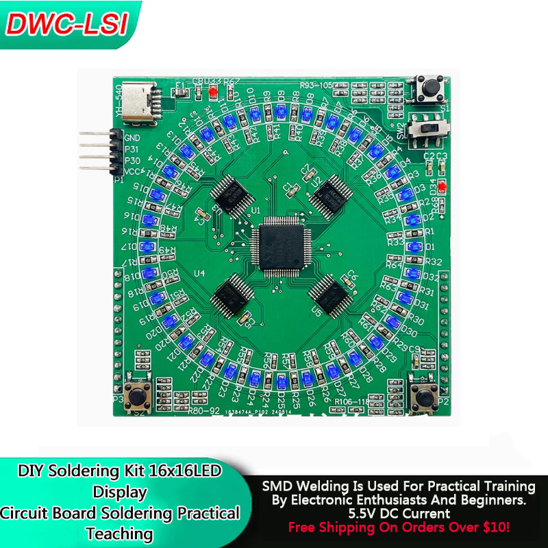 Diy Electronics Circuits - DIY Patch Welding Oefenbord Elektronische Lasteenheid