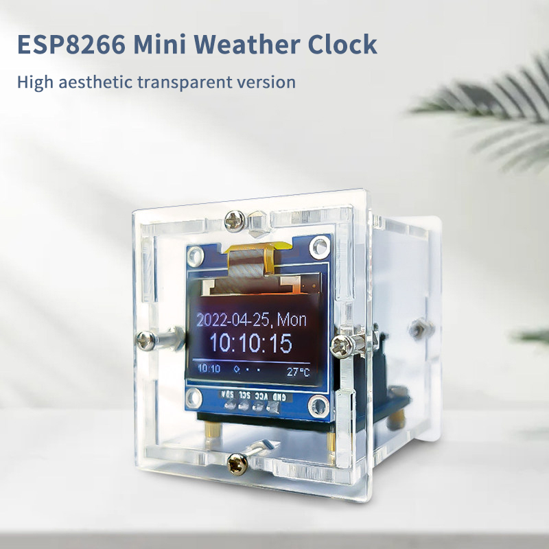 ESP8266 Mini Weerklok Kit DIY  - Diy Electronics Soldering Kit recensie en prijs