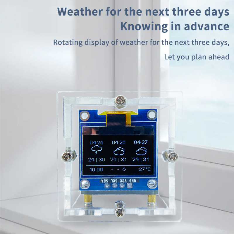 ESP8266 Mini Weerklok Kit DIY  - Diy Electronics Soldering Kit recensie en prijs