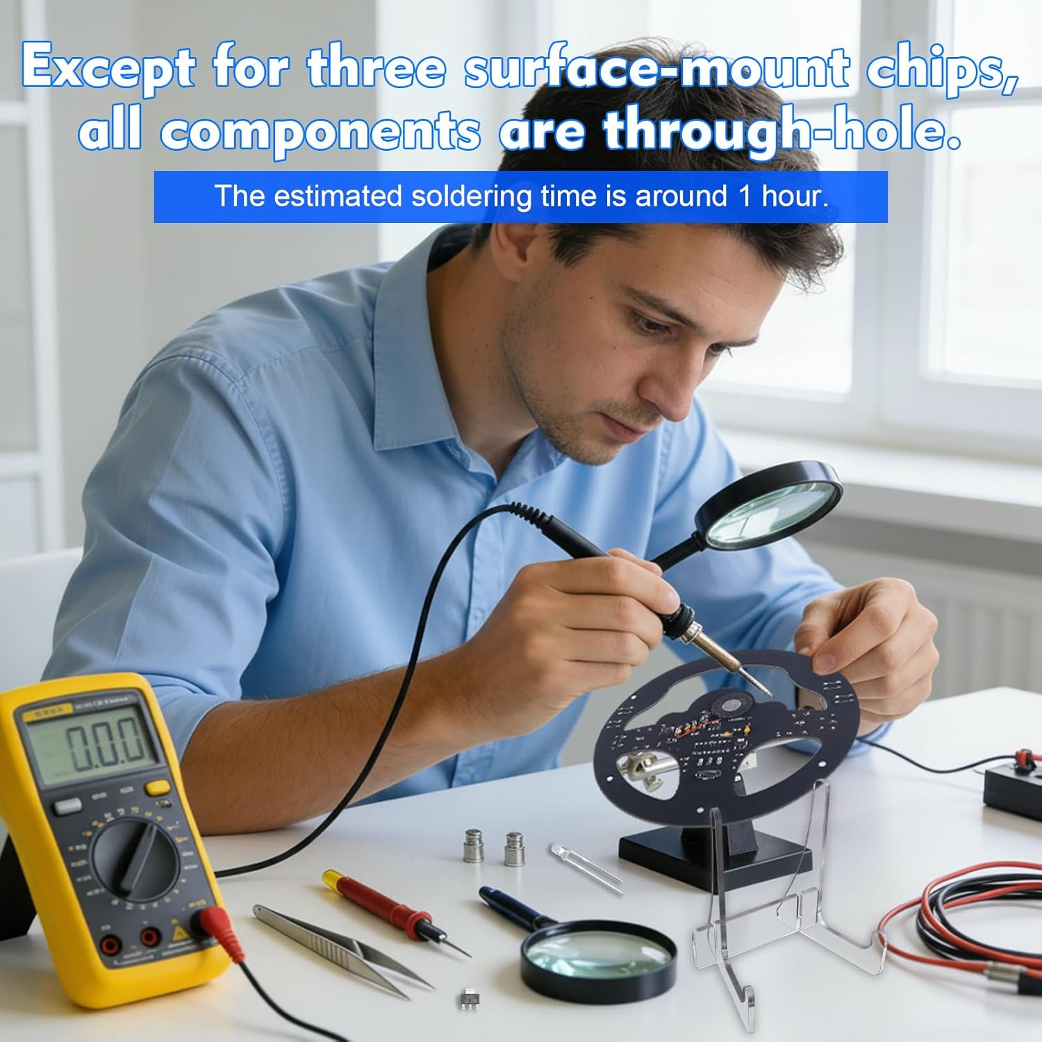 Auto-stuurwiel DIY-soldeerkit  - Diy Electronics Projects For Adults recensie en prijs