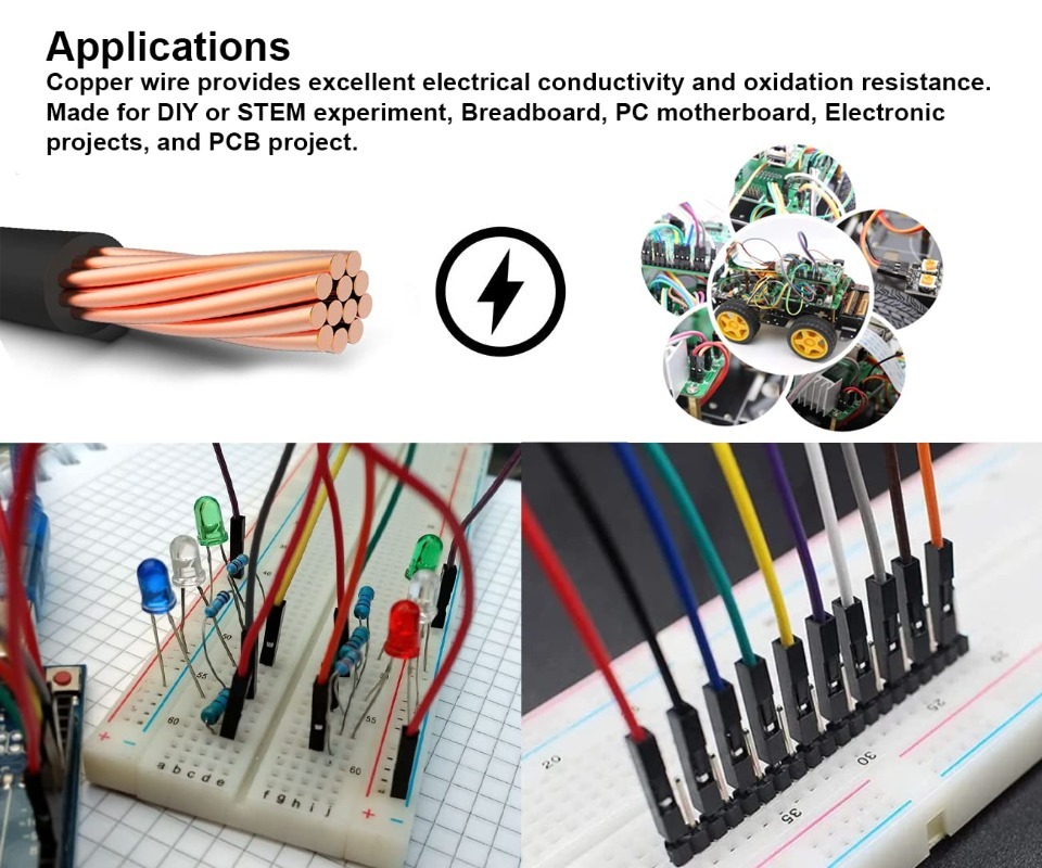 40Pin Dupont Kabel Lint Jumper - Diy Electronics Breadboard recensie en prijs