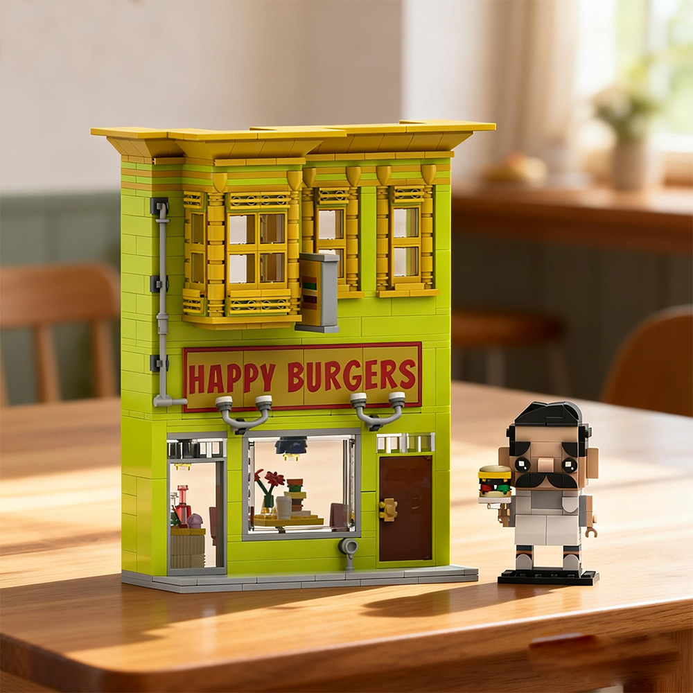 Gobricks MOC Bobs Burgers Bouw - Diy Electronics Shop recensie en prijs
