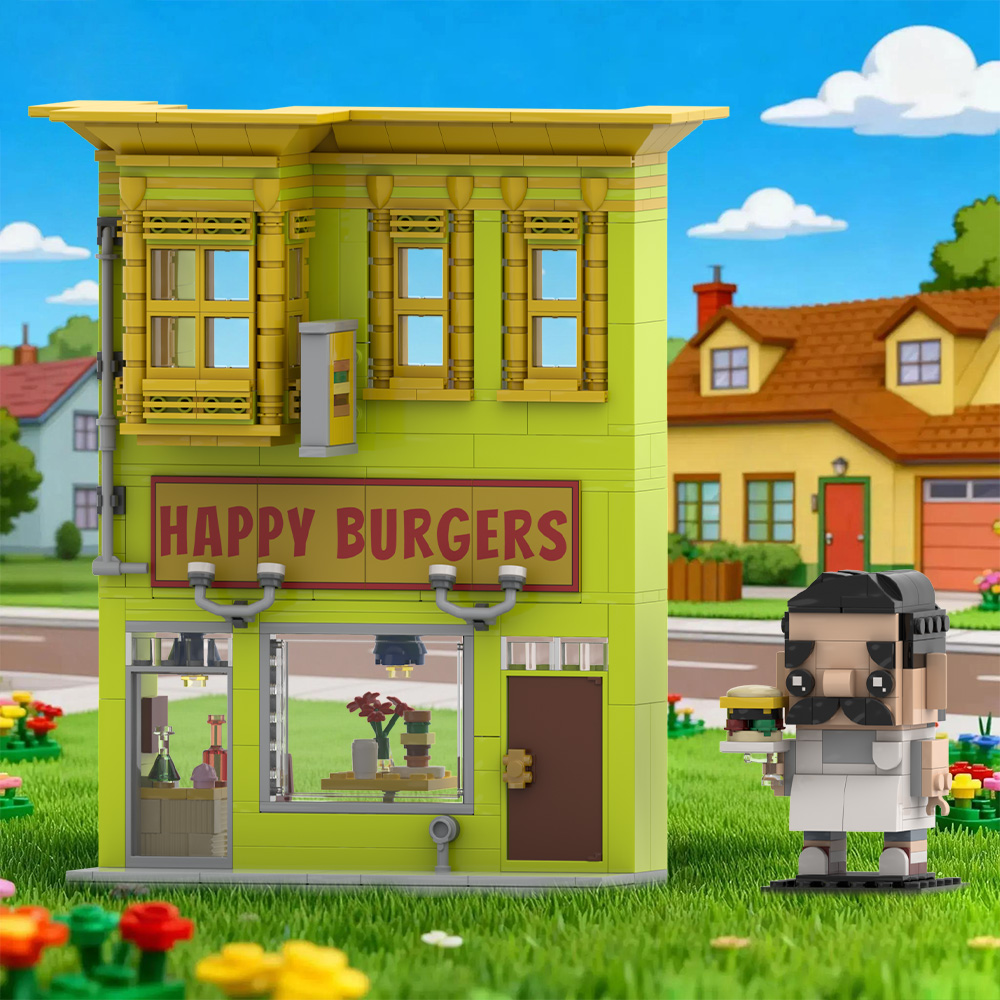 Gobricks MOC Bobs Burgers Bouw - Diy Electronics Shop recensie en prijs