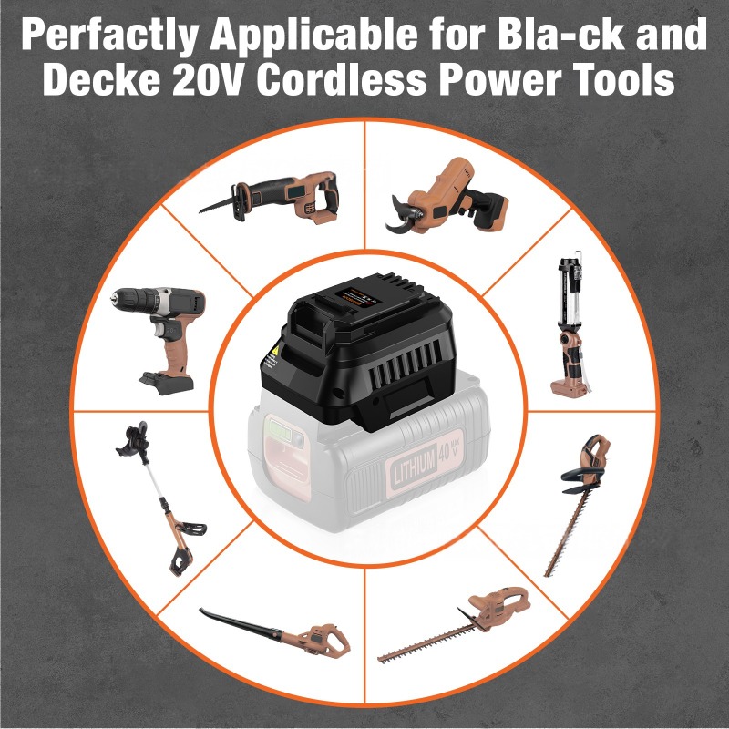 HAKSINKY Tool Batterij Adapter - Black+Decker Tool Cordless recensie en prijs