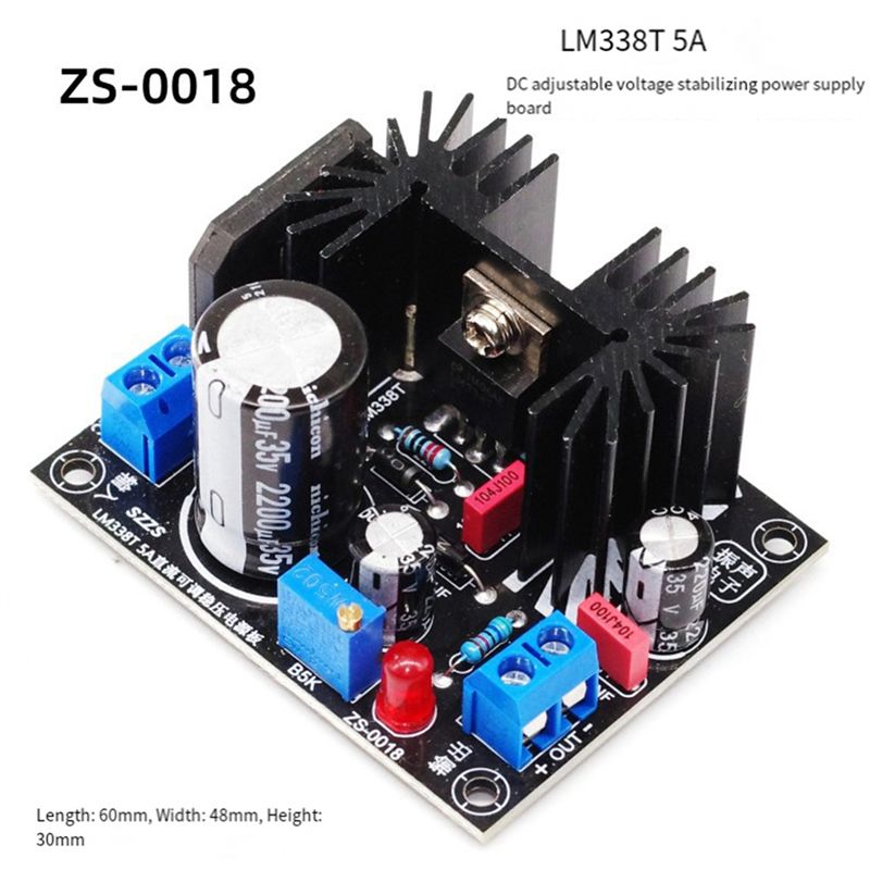 LM338 5A Uitgangsinstelbare li - Diy Electronics Supplies recensie en prijs