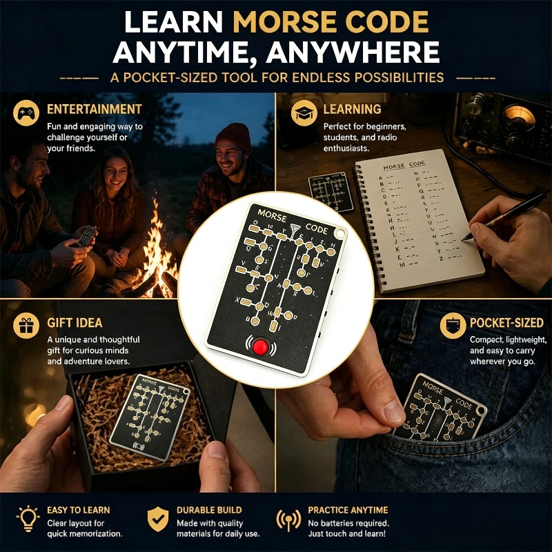 Morse Code Trainer Card Pro Le - Diy Electronics Projects For Adults recensie en prijs