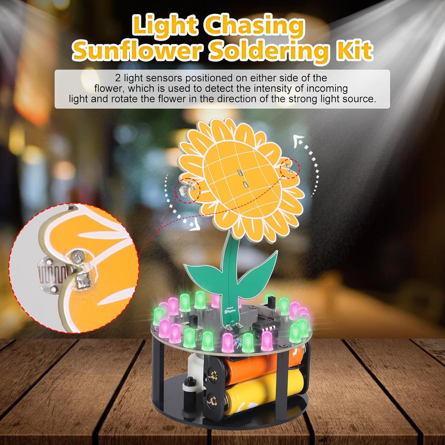 Lichtjager Zonnebloem Soldeers - Diy Electronics Gift Ideas recensie en prijs