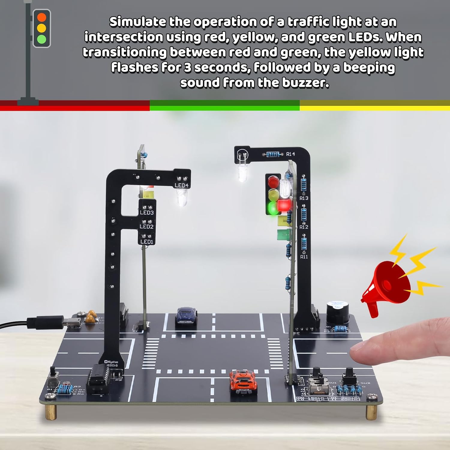 LED-verkeerslichtsimulator Sol - Diy Electronics Projects For Adults recensie en prijs