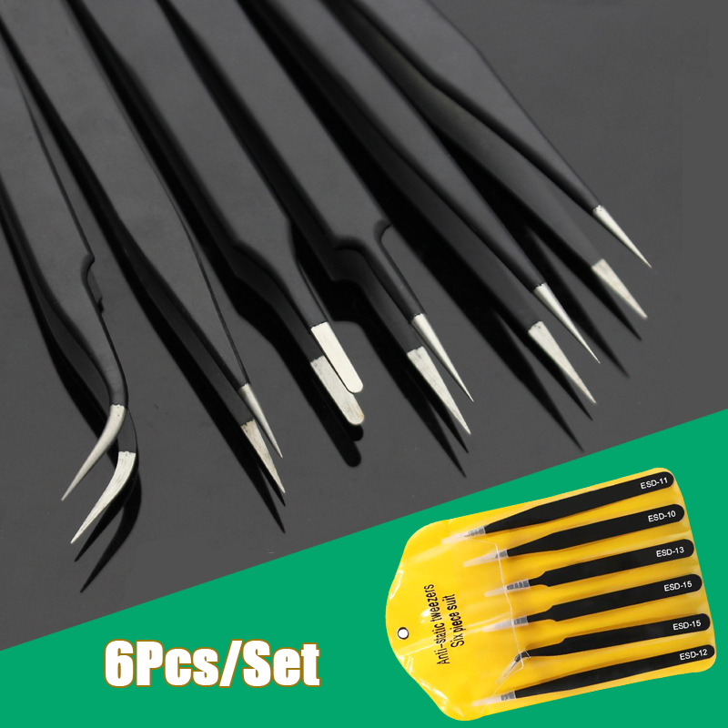 6 Stuks Precisie Lange Pincet  - Diy Electronics Soldering Kit recensie en prijs