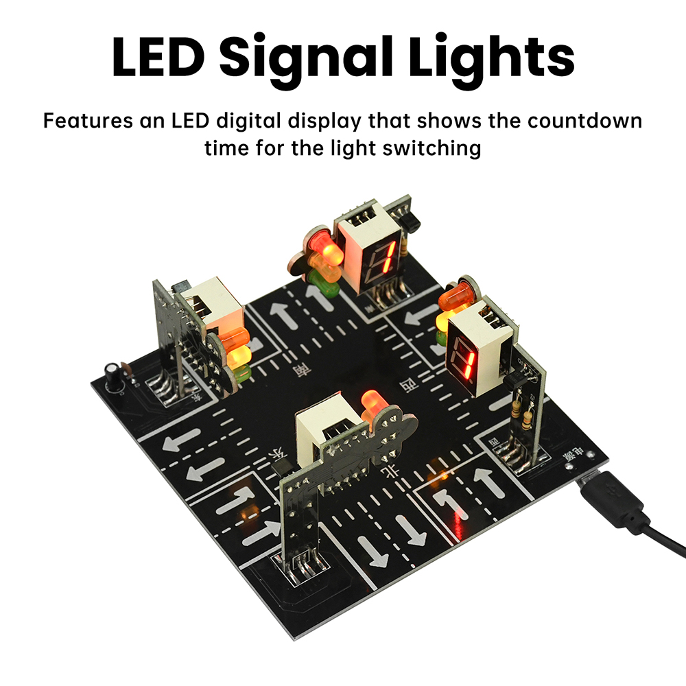 Verkeerslichtsimulatorset met  - Diy Electronics Projects For Adults recensie en prijs