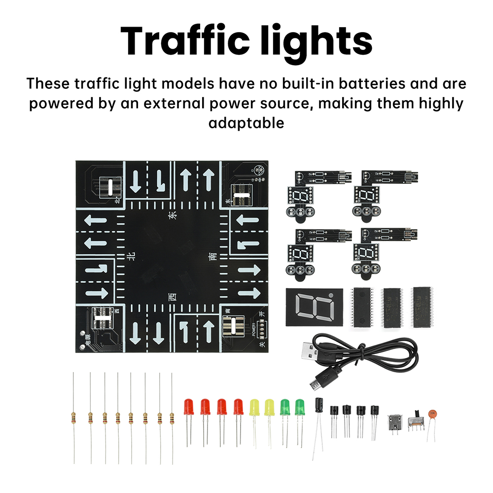Verkeerslichtsimulatorset met  - Diy Electronics Projects For Adults recensie en prijs