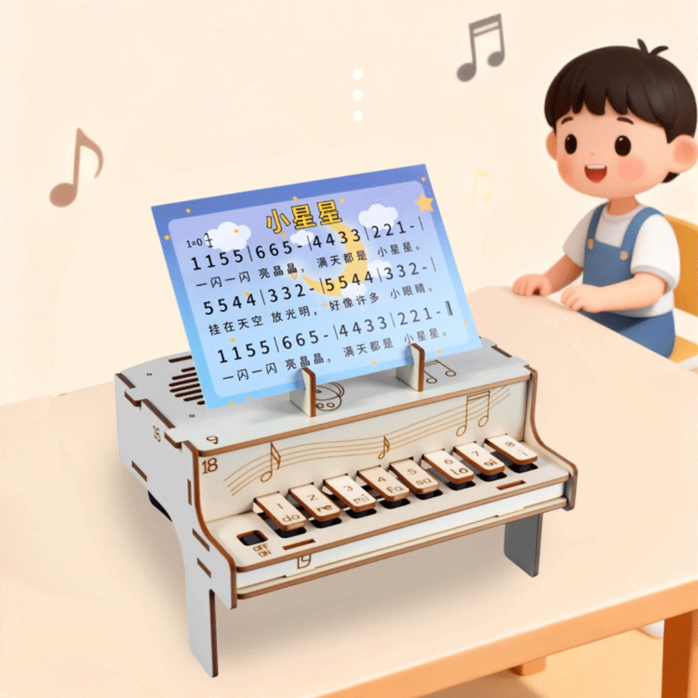 DIY houten elektronische piano - Diy Electronics Supplies recensie en prijs