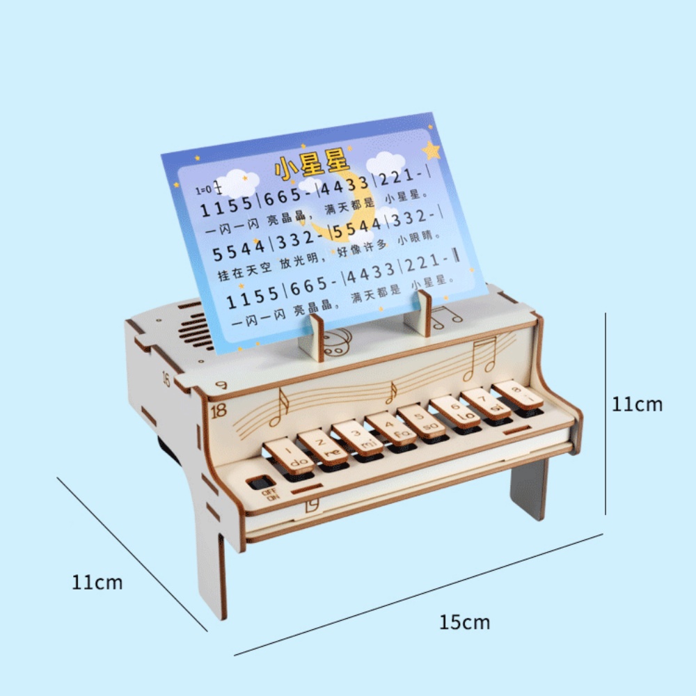DIY houten elektronische piano - Diy Electronics Supplies recensie en prijs