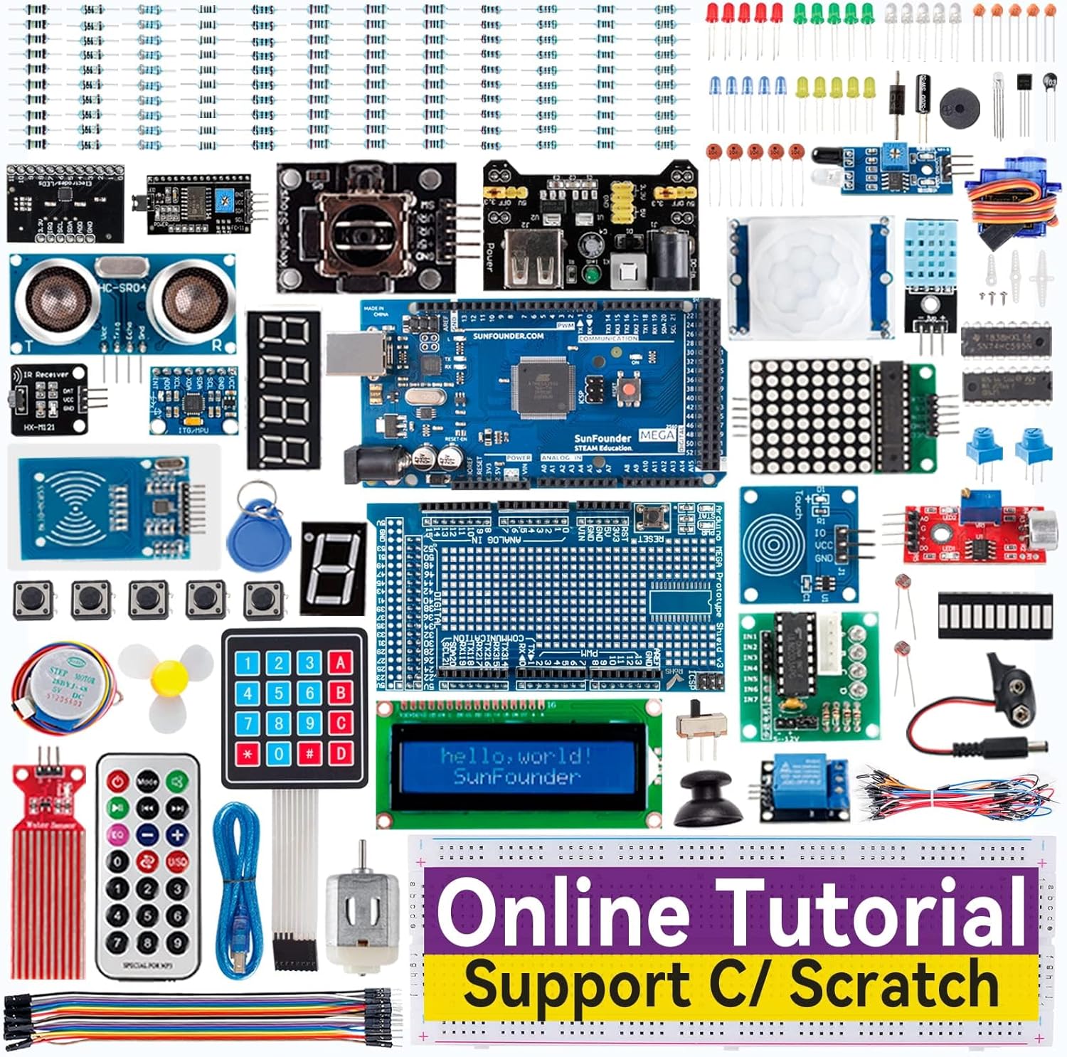 SunFounder Project De meest co - Arduino Uno Starter Kit recensie en prijs