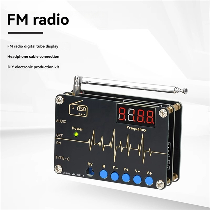 A73E-RDA5807M FM-radio DIY-kit - Diy Electronics Soldering Kit recensie en prijs