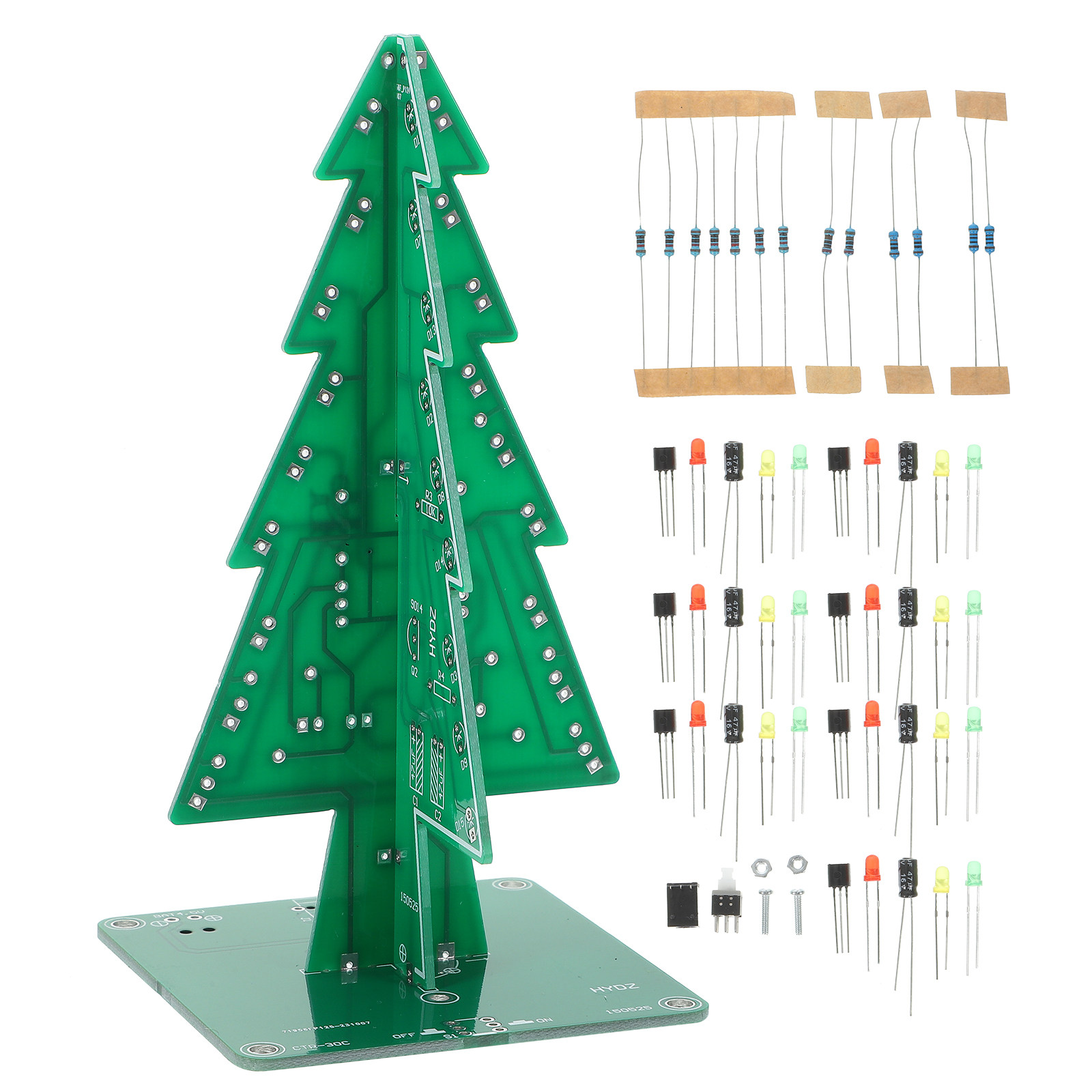 LED Kerstboom Kit 3D Knipperen - Diy Electronics Projects For Adults recensie en prijs
