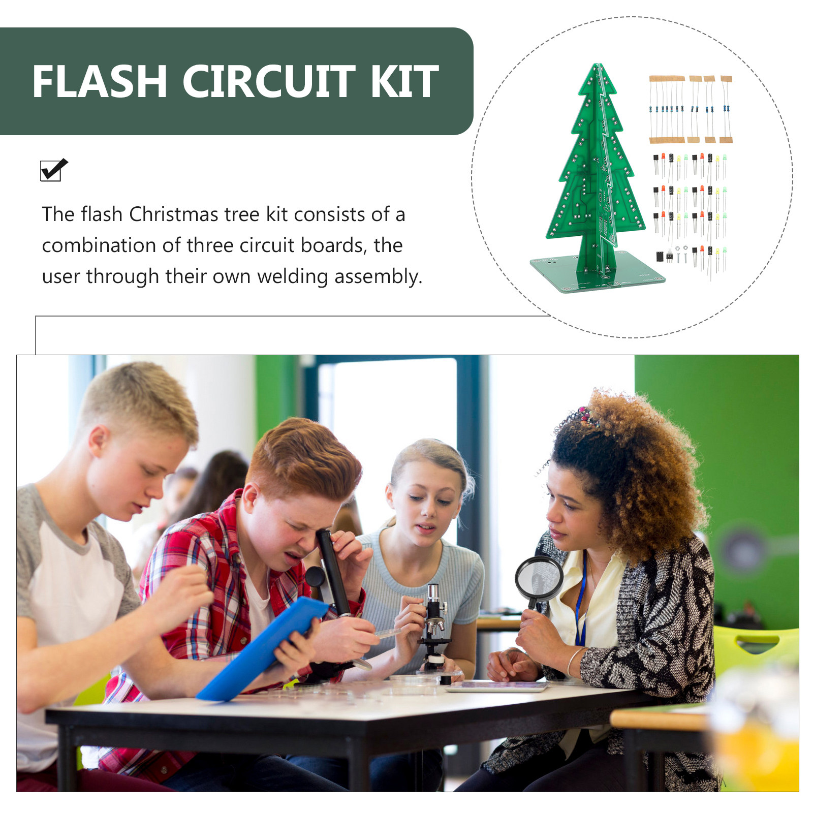 LED Kerstboom Kit 3D Knipperen - Diy Electronics Projects For Adults recensie en prijs