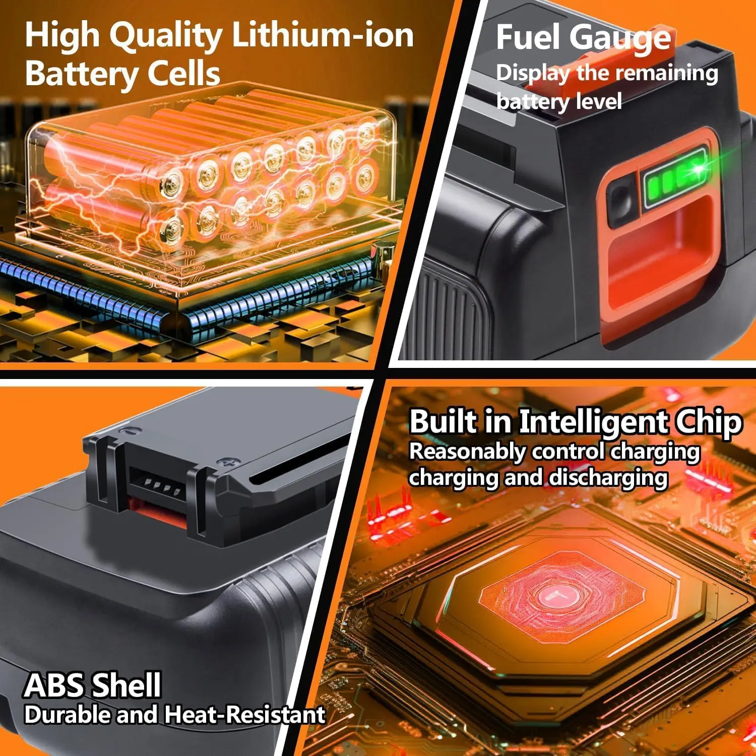 40V 4000mAh Lithium-Ion Batter - Black+Decker Tool Cordless recensie en prijs
