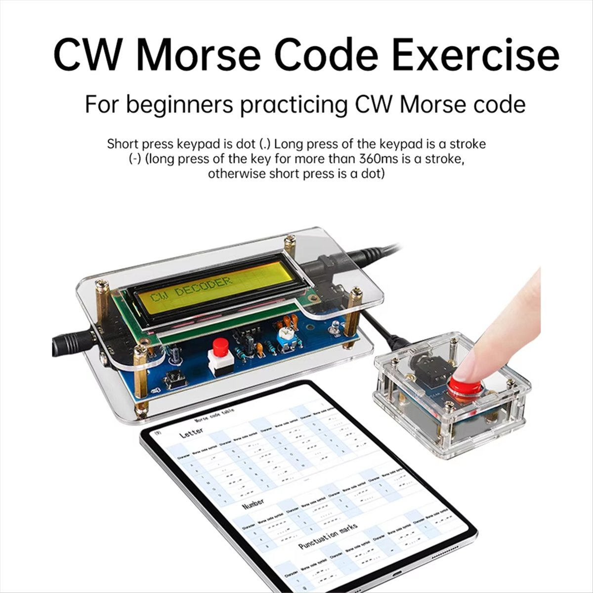 HDL DC9V CW Morse Code Decoder - Diy Electronics Circuits recensie en prijs