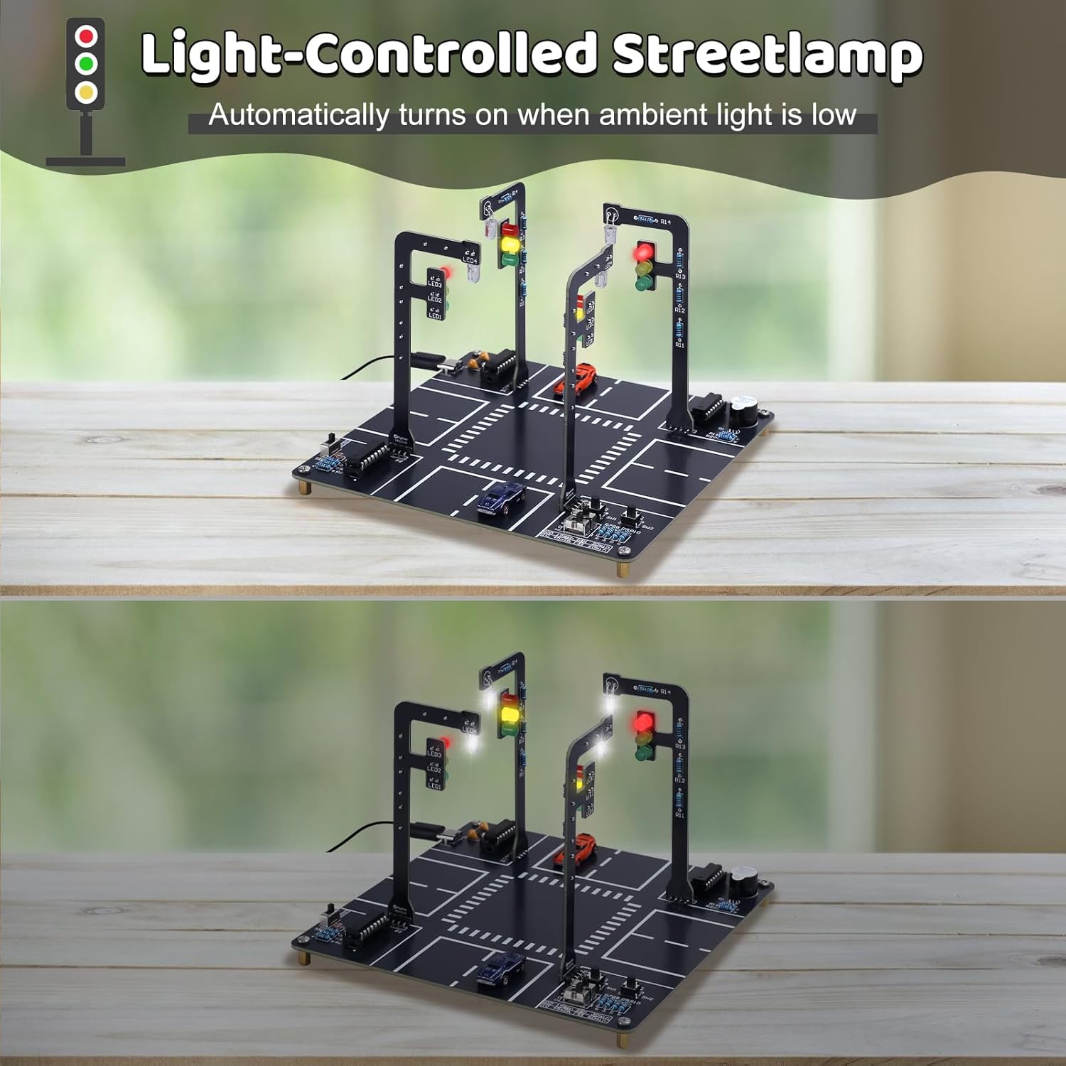 Verkeerslichtsimulatorset met  - Diy Electronics Projects For Adults recensie en prijs